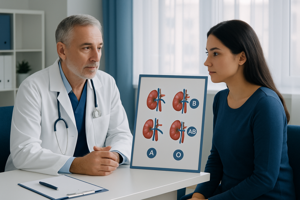 Blood Type Compatibility in Kidney Transplant — kidney transplant and blood type matching