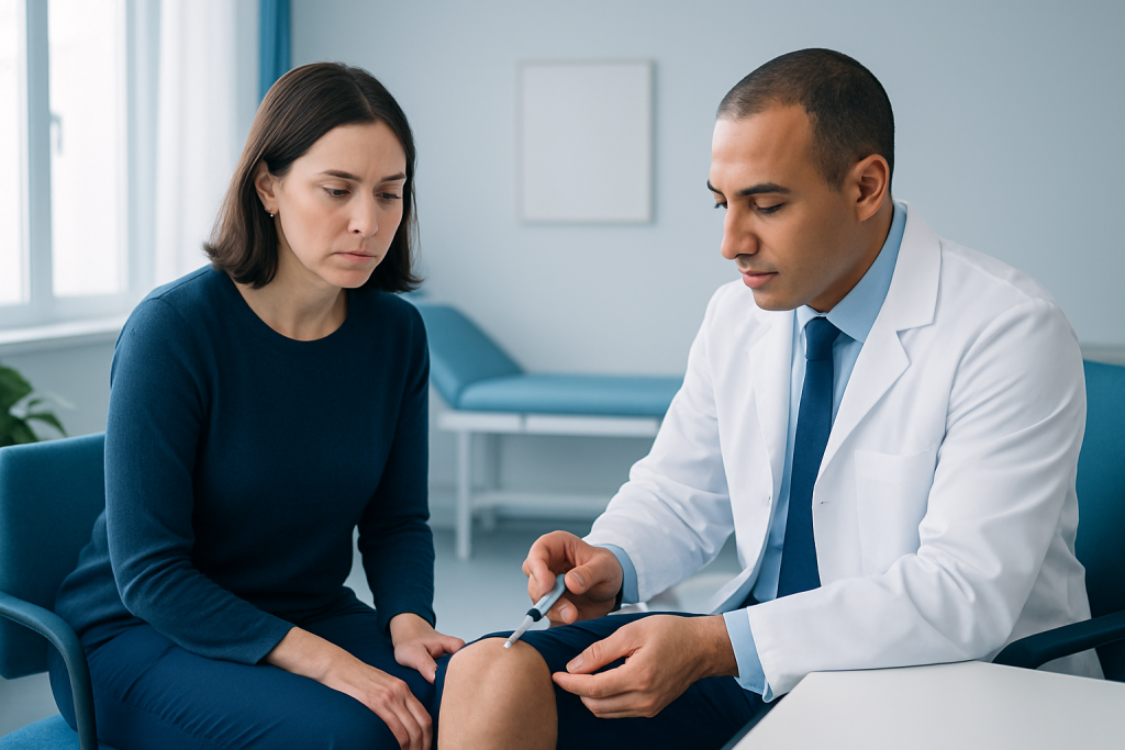 Causes and risk factors — joint injection
