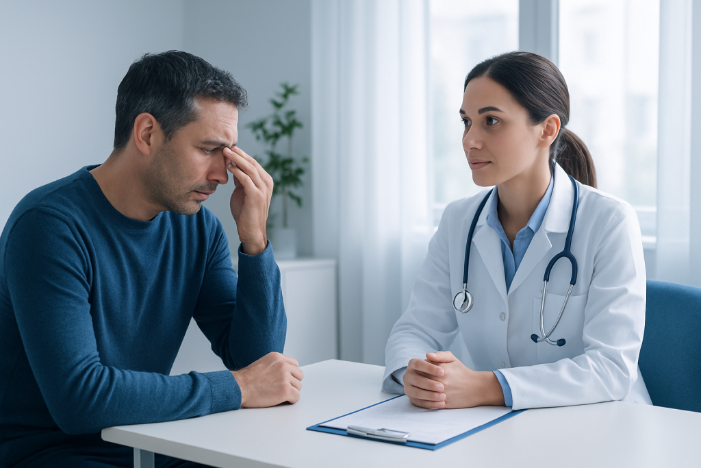 Causes & Risk Factors — facial pressure and postnasal drip