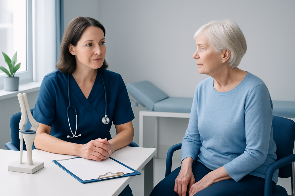 Common symptoms and milestones during weeks 1 and 2 — Hip or knee surgery recovery