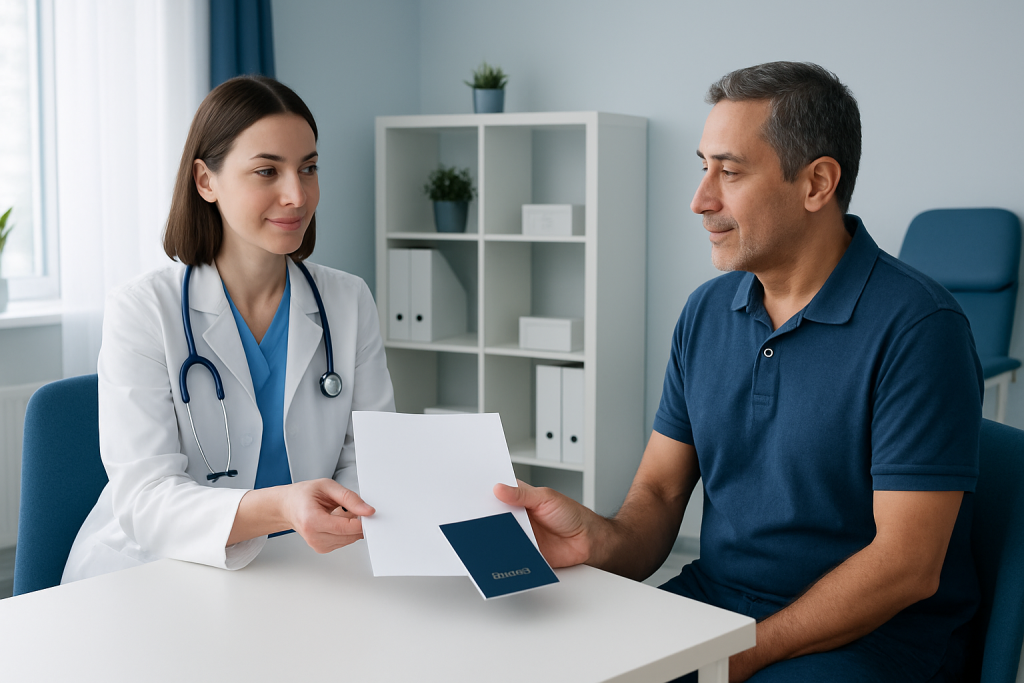 Documents and information you should leave with — Discharge day guide for international patients