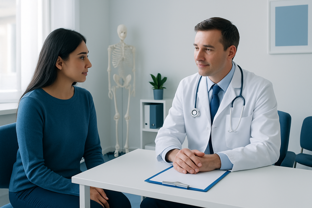 How the right specialist and appointment type are chosen — booking timeline