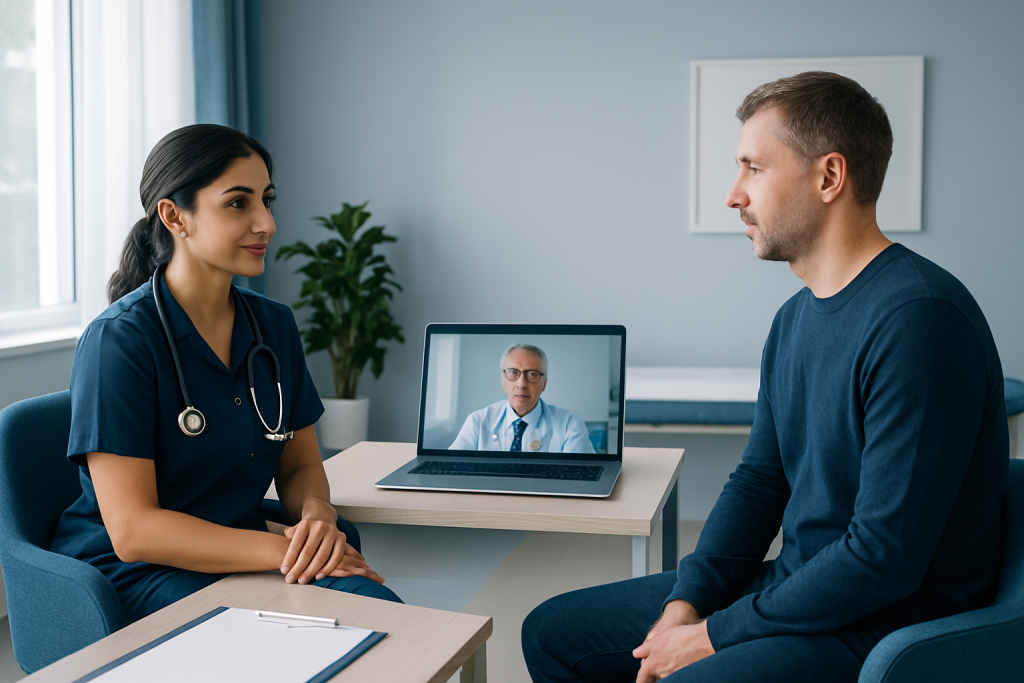How to make the technology part of the appointment boring in the best way — telehealth consultation before travel