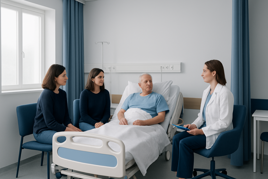 How visiting and overnight stays usually work — what family members need to know about hospital rooms