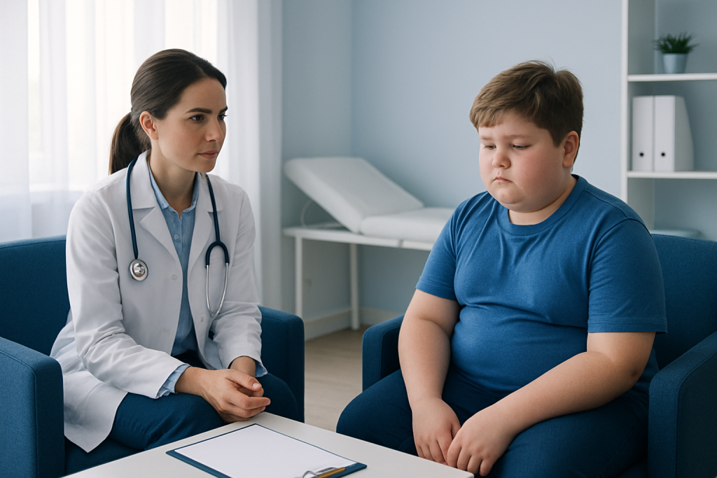 Signs that more than simple lifestyle advice may be needed — childhood obesity treatment
