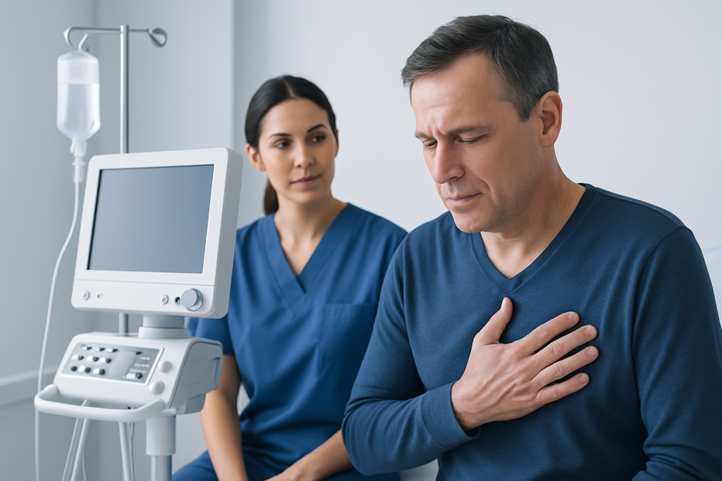 Symptoms — angina or heartburn