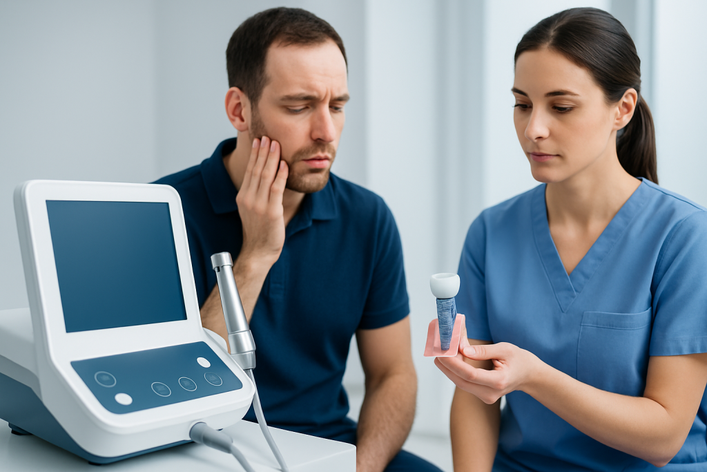 Symptoms — dental implant surgery