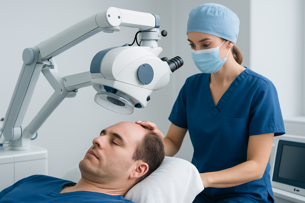 Symptoms — hair transplant