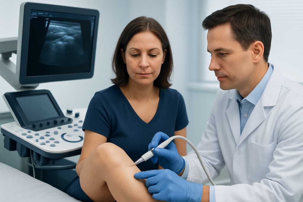 Symptoms — joint injection