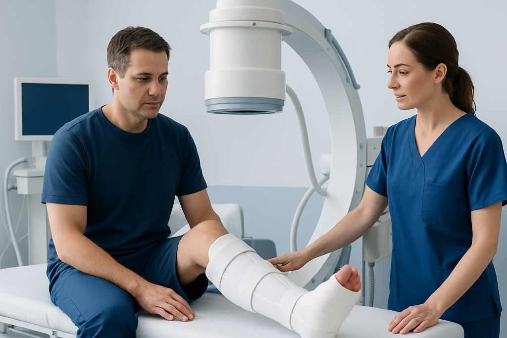 Symptoms — fracture surgery vs splint