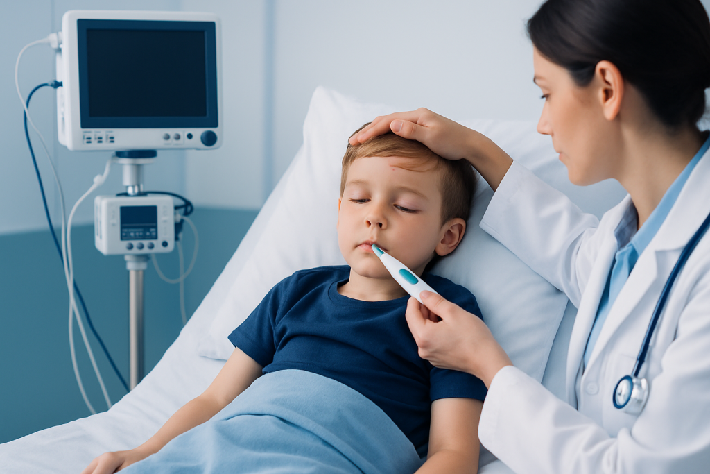 Symptoms — fever without a clear source in children