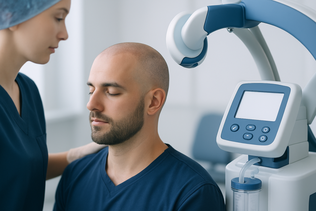 Symptoms and the Normal Early Recovery Pattern — can you fly home after a hair transplant