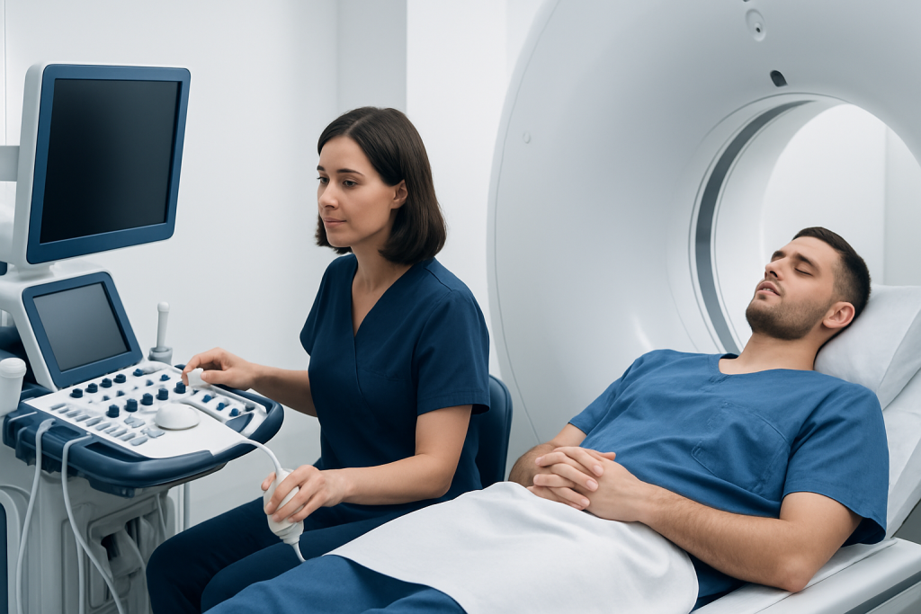 Symptoms and the Situations That Lead to Imaging — Ultrasound vs. CT for abdominal pain