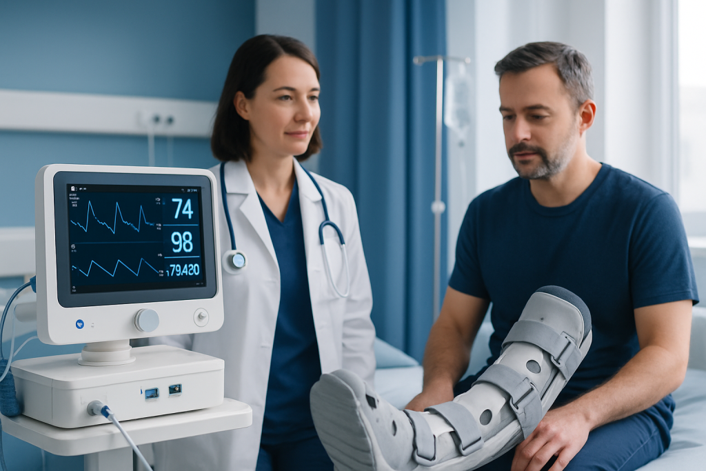 Symptoms and travel concerns patients often overlook — fly home in a cast or boot