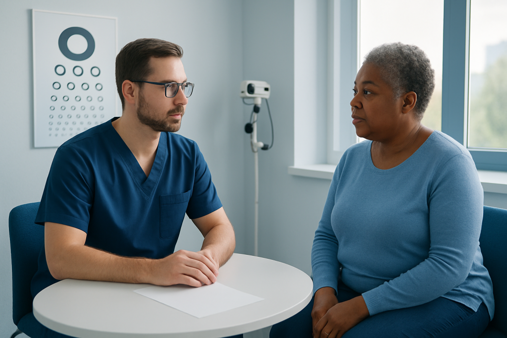 Symptoms that should shape the travel plan — eye care abroad with diabetes