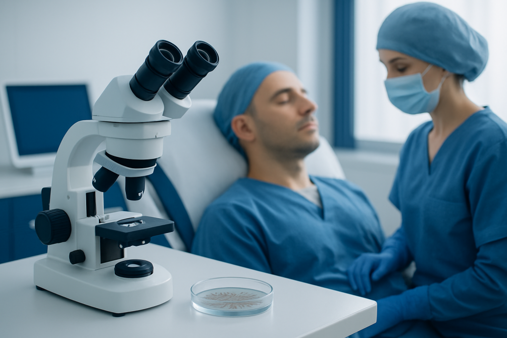 What Happens Before the First Graft Is Placed — hair transplant day