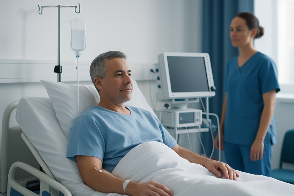 What usually determines the length of stay? — stent procedure recovery