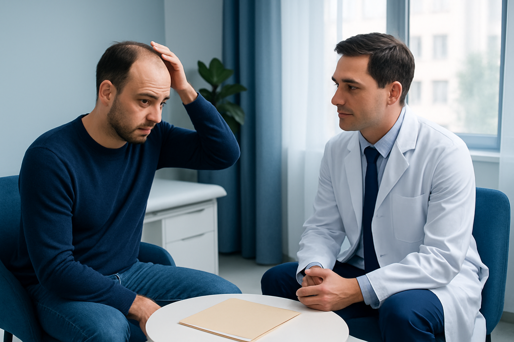 What Usually Needs In-Person Assessment — Hair transplant follow-up