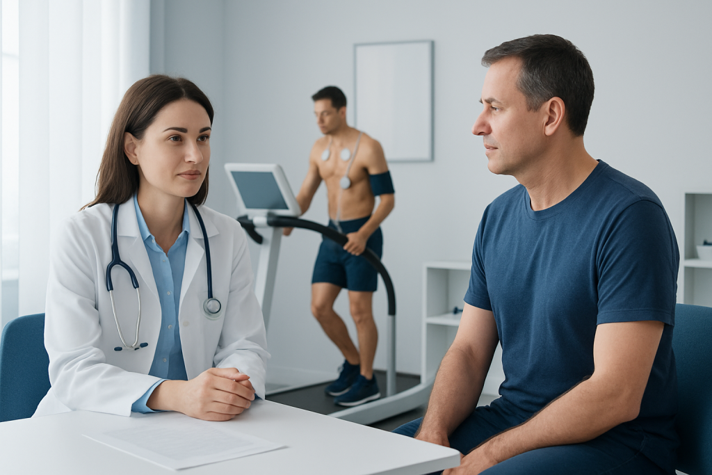 When the exercise test may be enough — exercise stress test