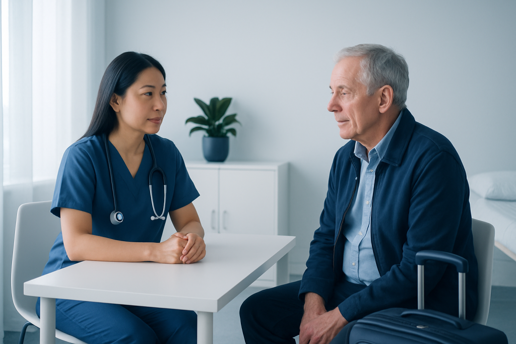 Why some patients are told to wait — travel home after treatment