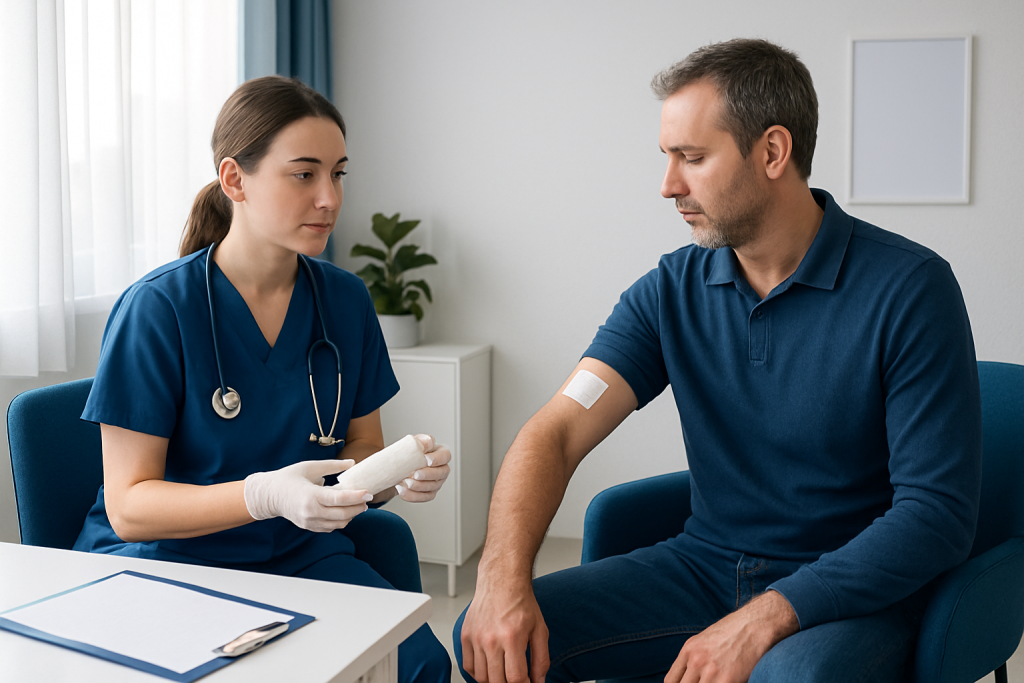Wound care, dressings, and hygiene: what exactly should you do at home? — Recovery before leaving Turkey
